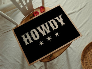Howdy Print