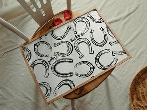 Lucky Horseshoes Print