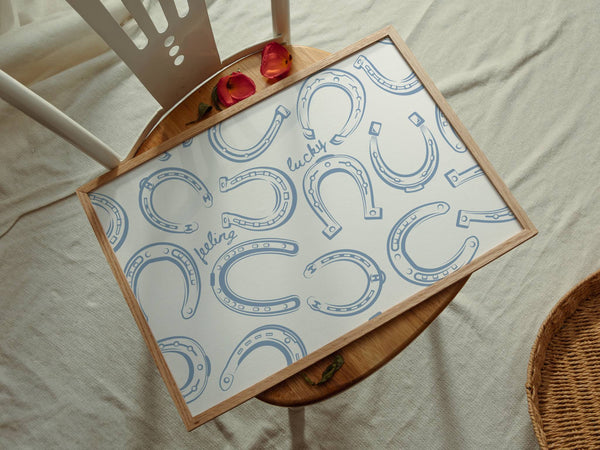 Lucky Horseshoes Print