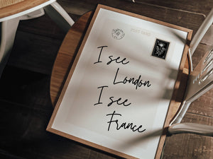 I See London Postcard Print