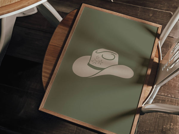 Cowboy Hat Print