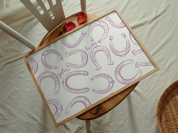 Lucky Horseshoes Print