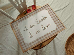 I See London Hand Drawn Horizontal Print