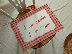 I See London Hand Drawn Horizontal Print