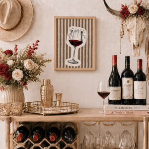 Wine By The Glass Print