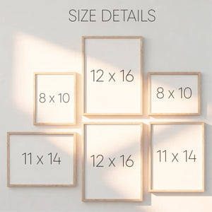 Pink Bathroom Gallery - Set of 6 Physical Prints