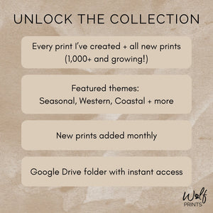 Ultimate Wall Art Mega Bundle | Lifetime Access to 1,000+ Prints & Growing