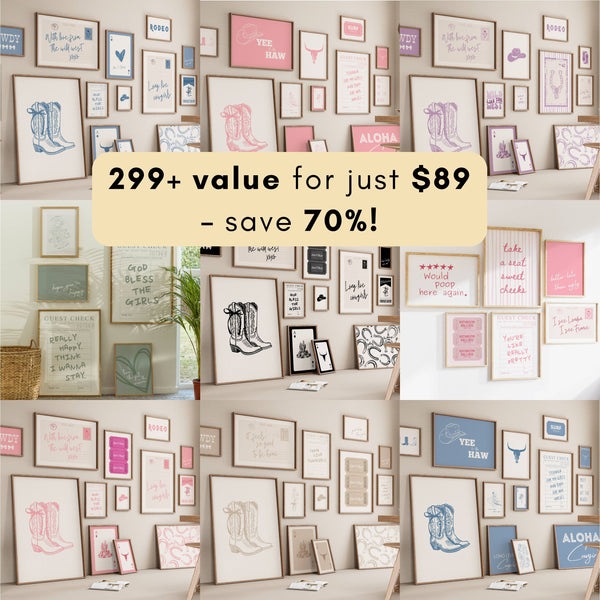 Ultimate Wall Art Mega Bundle | Lifetime Access to 500+ Prints & Growing