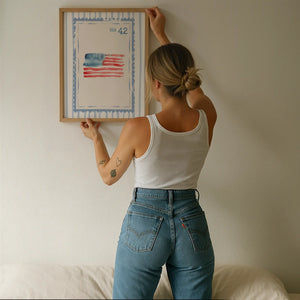 Flag Stamp Print