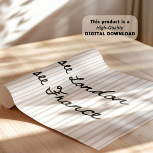 I See London Horizontal Print