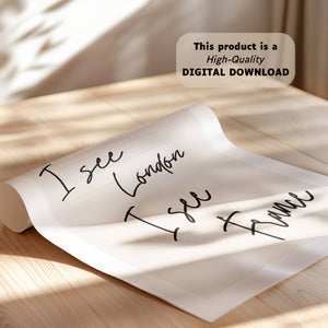 I See London Postcard Print