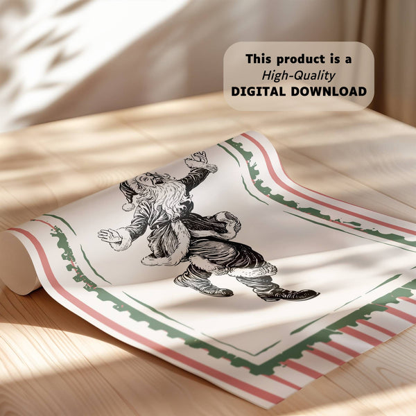Vintage Christmas Set of 15 Prints