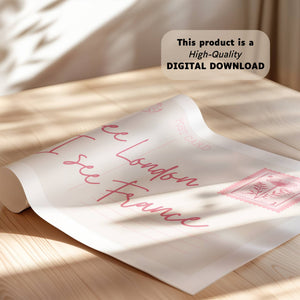 Girly Bathroom Gallery Set of 6 Prints