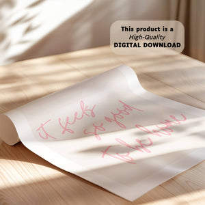 Feels So Good To Be Home Girly Print