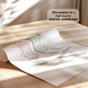 Sage & Pink Set of 5 Prints