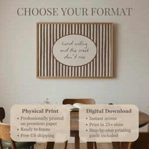 Lord Willing Print