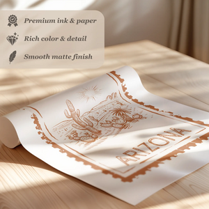 Arizona Stamp Print
