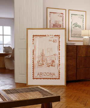 Arizona Stamp Print