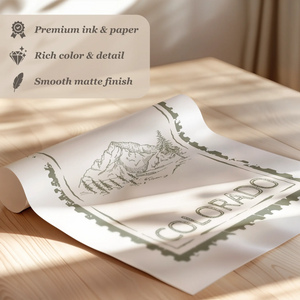 Colorado Stamp Print