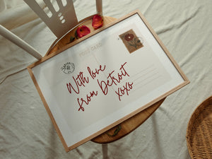 With Love From Postcard Print