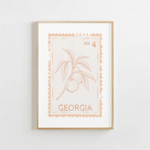 Georgia Stamp Print