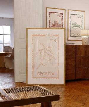 Georgia Stamp Print