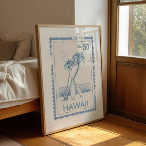 Hawaii Stamp Print