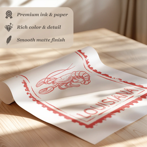 Louisiana Stamp Print
