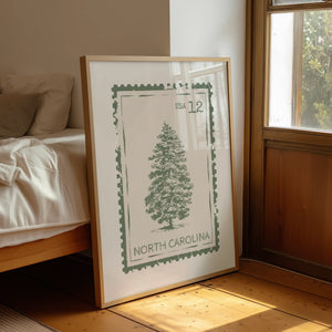 North Carolina Stamp Print