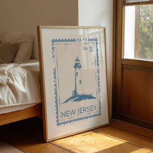 New Jersey Stamp Print