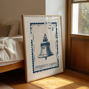 Pennsylvania Stamp Print