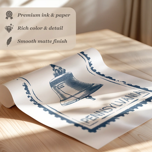 Pennsylvania Stamp Print