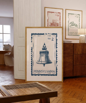 Pennsylvania Stamp Print