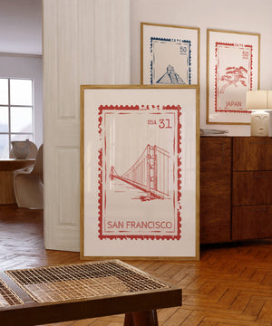 San Francisco Stamp Print