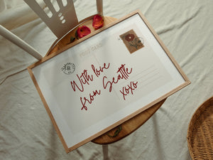 With Love From Postcard Print