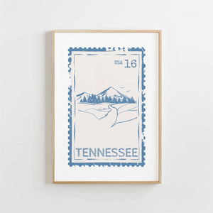 Tennessee Stamp Print