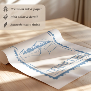 Tennessee Stamp Print