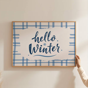 Hello Winter Print