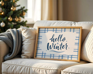 Hello Winter Print