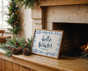 Hello Winter Print