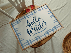 Hello Winter Print