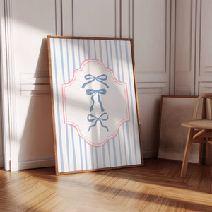 Vintage Coquette Bows Print