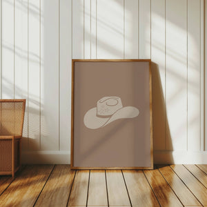 Cowboy Hat Print