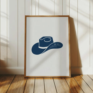 Cowgirl Hat Print