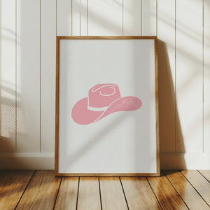 Cowgirl Hat Print