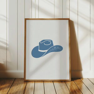 Cowgirl Hat Print