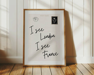 I See London Postcard Print