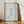 vintage light blue stripe and pastel pink frame with 3 blue coquette bows