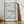 tennessee state stamp print in blue with smoky mountains scene vertical orientation wall art