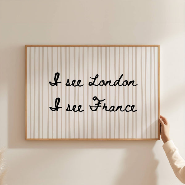 I See London Horizontal Print